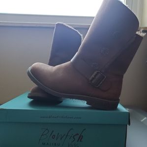 Girls Blowfish brown boot